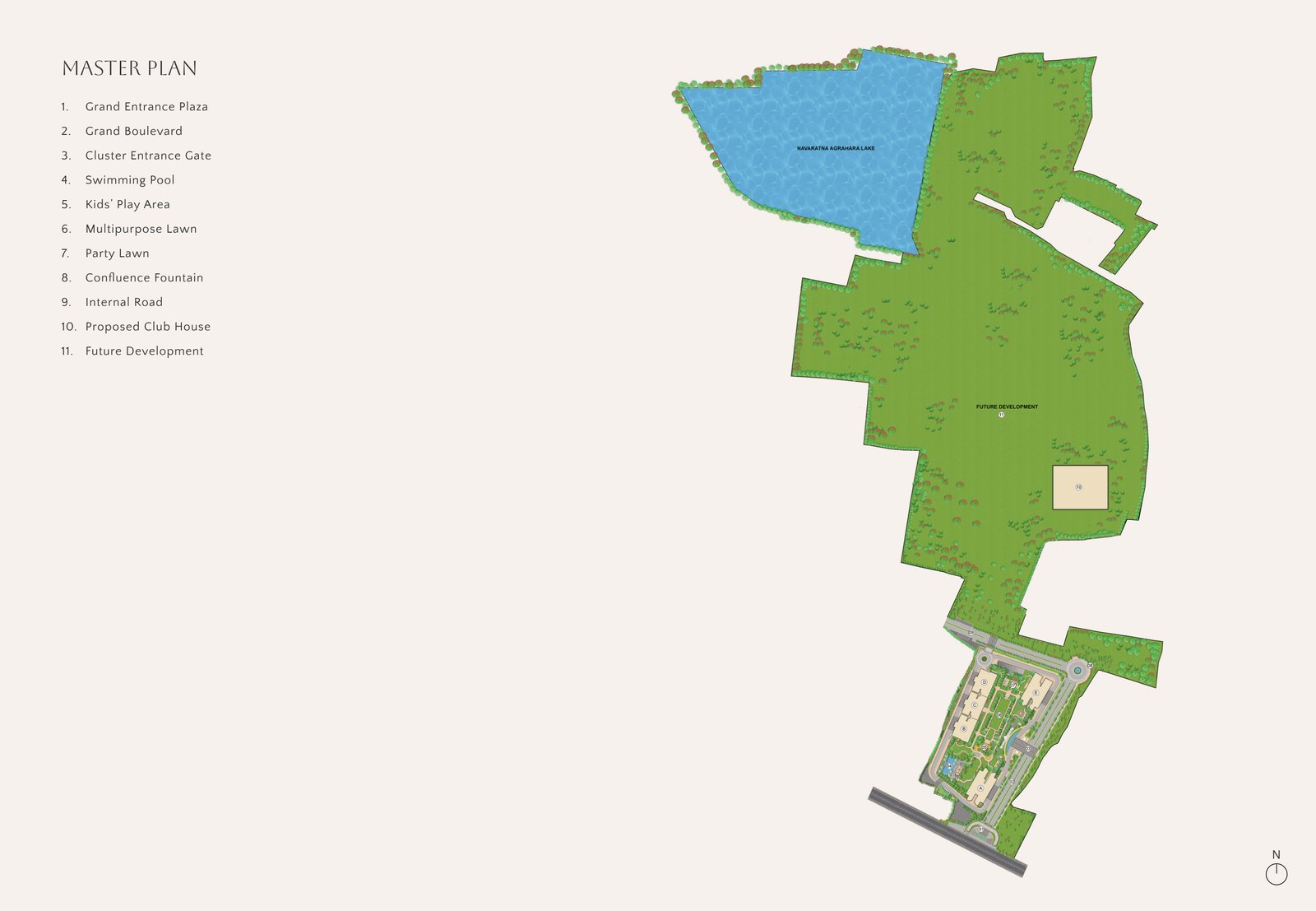 Masterplan of Beaumont Estate
